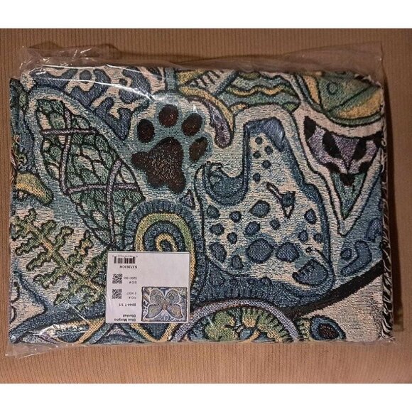 New Butterfly Wings Northwest Woven Cotton Afghan Throw Blanket Gift Butterflies - Picture 2 of 2